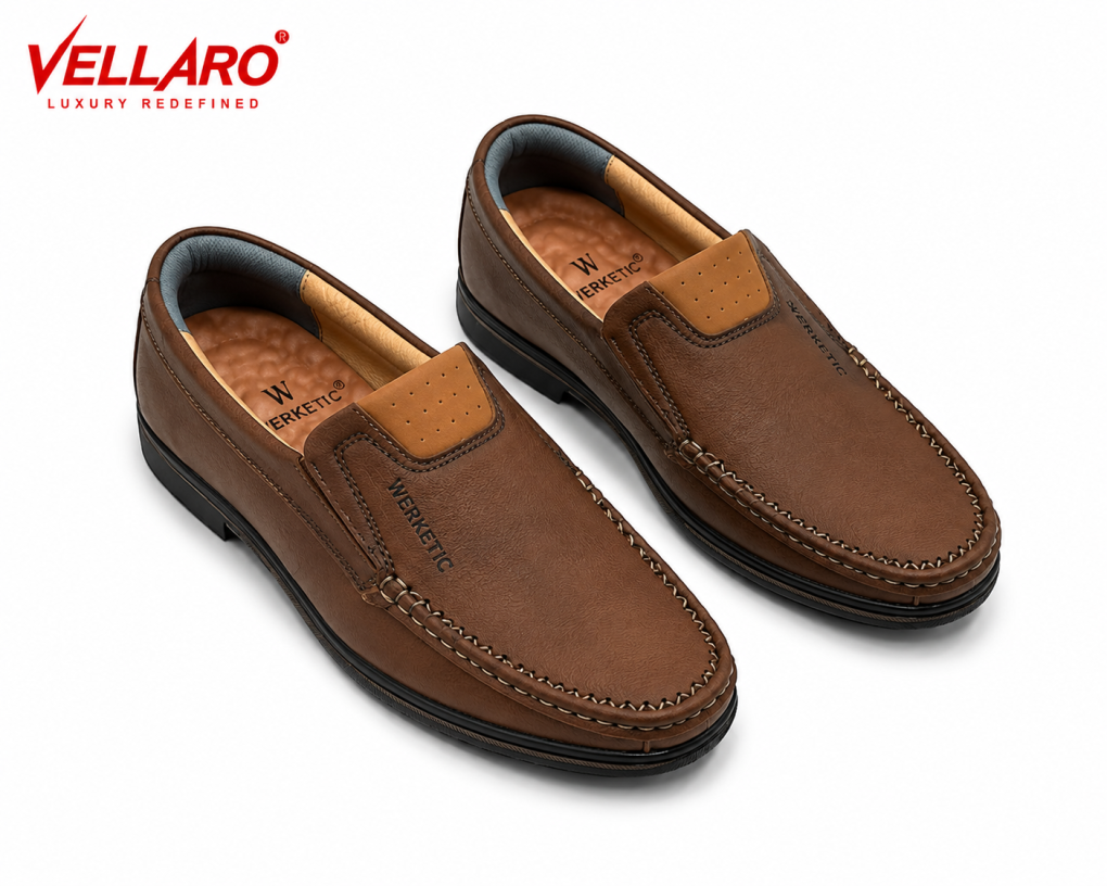 Werketic premium leather slip-on loafer